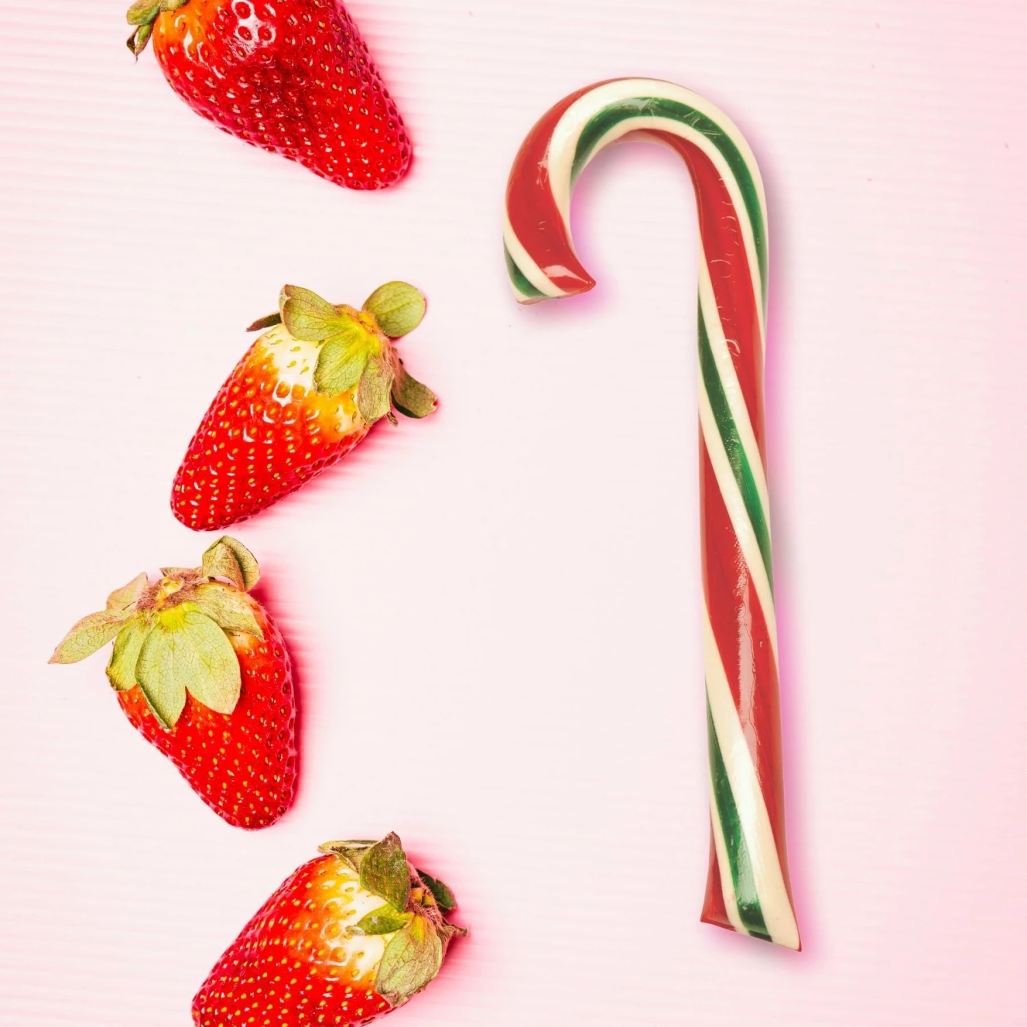 Strawberry Candy Canes 2 Strawberry Candy Canes - Image 2