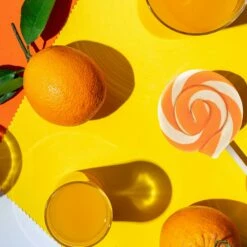 Organic Orange Lollipops -HAMMOND'S CANDIES Shop LUCKYYOU 3