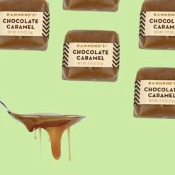 Natural Chocolate Caramels 12 Natural Chocolate Caramels -HAMMOND'S CANDIES Shop LUCKYYOU 75