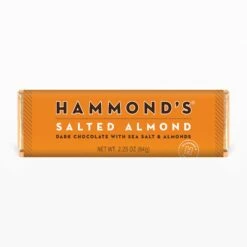 Salted Almond Dark Chocolate Bars