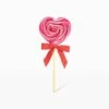 Organic Cherry Heart 2oz Lollipop Bundles