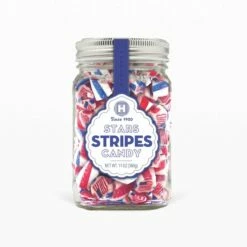 Stars & Stripes Art Candy Mason Jar
